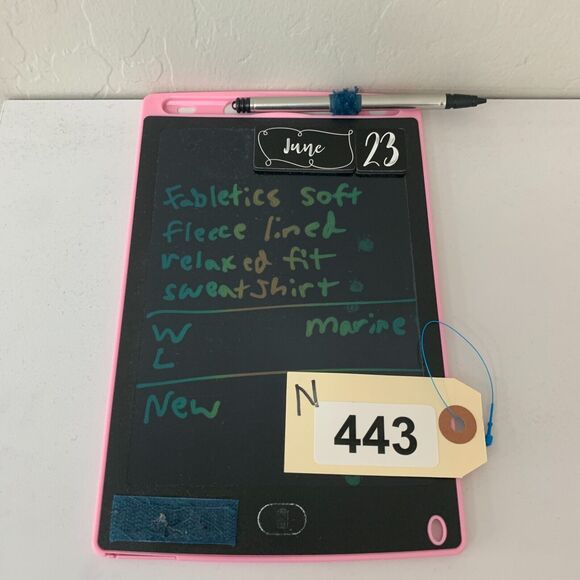 Fabletics Sadie Scrunched Sleeve Pullover L Large Soft Fleece Lined Sweater - Picture 11 of 12